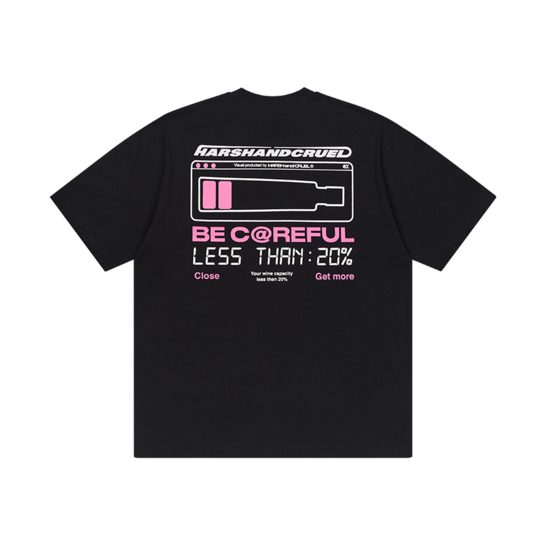 "CHARGE" Printed Logo Tee