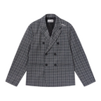 Embroidered Logo Loose Suit Jacket