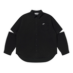 Detachable Sleeves Loose Shirt
