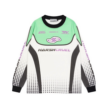 Load image into Gallery viewer, Round Neck Logo Racing L/S Tee
