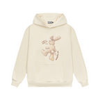 Rabbit Peluche Printed Hoodie