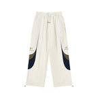 Spliced Contrast Stitching Track Pants