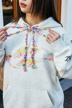 Load image into Gallery viewer, Cute Drawstring Hand-Drawn Hoodie
