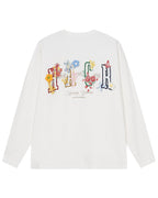 Yarn Flower Embroidery Tee