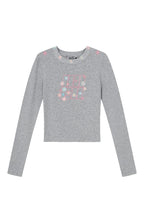 Floral Stamp Slim Fit Tee