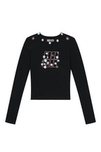 Floral Stamp Slim Fit Tee