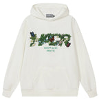 Butterfly Logo Loose Fleece Hoodie