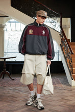 Load image into Gallery viewer, Colorblock Embroidered Sports Jacket
