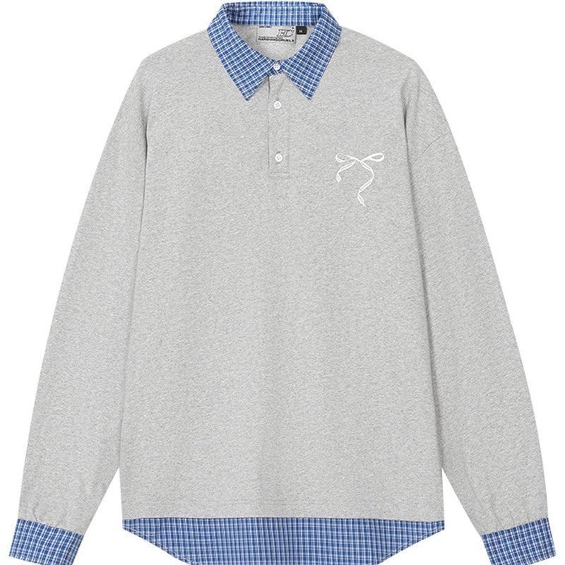 Bowtie Layered L/S Tee