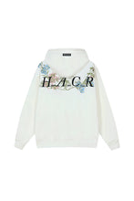 Load image into Gallery viewer, Floral Embroidered Oversized Hoodie
