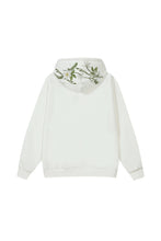 Load image into Gallery viewer, Green Floral Embroidered Hoodie
