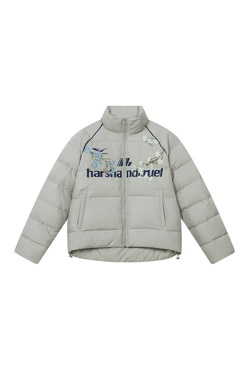 Vintage Floral Embroidered Puffer Jacket – Harsh and Cruel Vintage Floral Embroidered Puffer Jacket – Harsh and Cruel