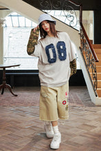 Load image into Gallery viewer, Distressed Camo Patchwork L/S Tee
