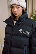 Load image into Gallery viewer, Cutout Cartoon Embroidered Puffer Jacket
