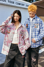 Load image into Gallery viewer, Mosaic Patchwork Plaid Shirt Jacket
