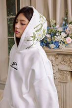 Load image into Gallery viewer, Green Floral Embroidered Hoodie
