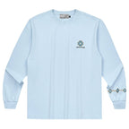 Clover Embroidery Long Sleeve Tee