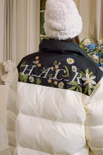 Load image into Gallery viewer, Colorblock Floral Embroidered Puffer
