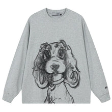 Load image into Gallery viewer, Hand-Drawn Dog Loose Fit Tee
