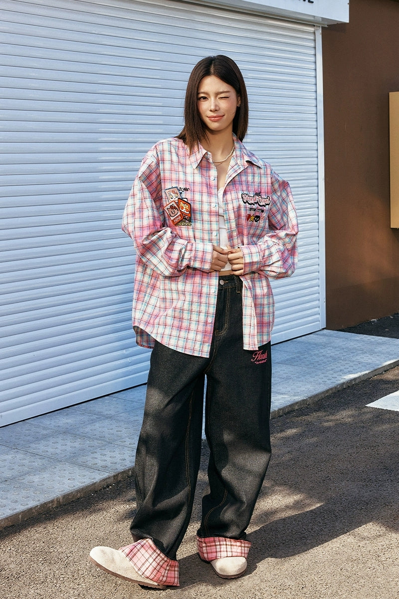 Mosaic Patchwork Plaid Shirt