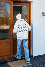 Load image into Gallery viewer, Cat Embroidered Loose Fit Hoodie
