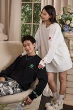 Load image into Gallery viewer, Clover Embroidery Long Sleeve Tee
