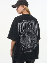 Load image into Gallery viewer, Combustion Washed Printed Tee
