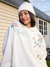 Load image into Gallery viewer, Rose Brenches Embroidered Logo Hoodie
