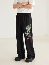 Load image into Gallery viewer, Floral Embroidery Slim Trousers
