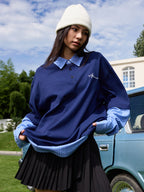 Two Piece Long Sleeves Polo Shirt