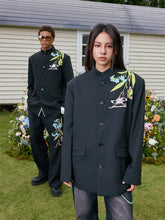 Load image into Gallery viewer, Floral Embroidery Suit Jacket
