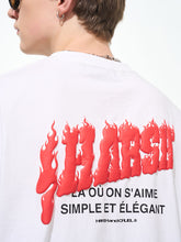 Load image into Gallery viewer, Flames Logo Puff Print Tee
