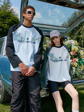 Load image into Gallery viewer, Floral Embroidery Jersey Logo Tee
