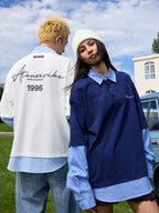 Two Piece Long Sleeves Polo Shirt