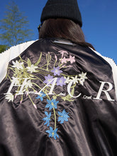 Load image into Gallery viewer, Floral Embroidery Baseball Track Jacket
