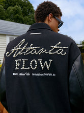 Load image into Gallery viewer, Pearl Embroidered Varsity Jacket
