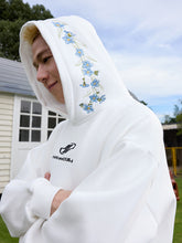 Load image into Gallery viewer, Floral Hood Embroidered Hoodie
