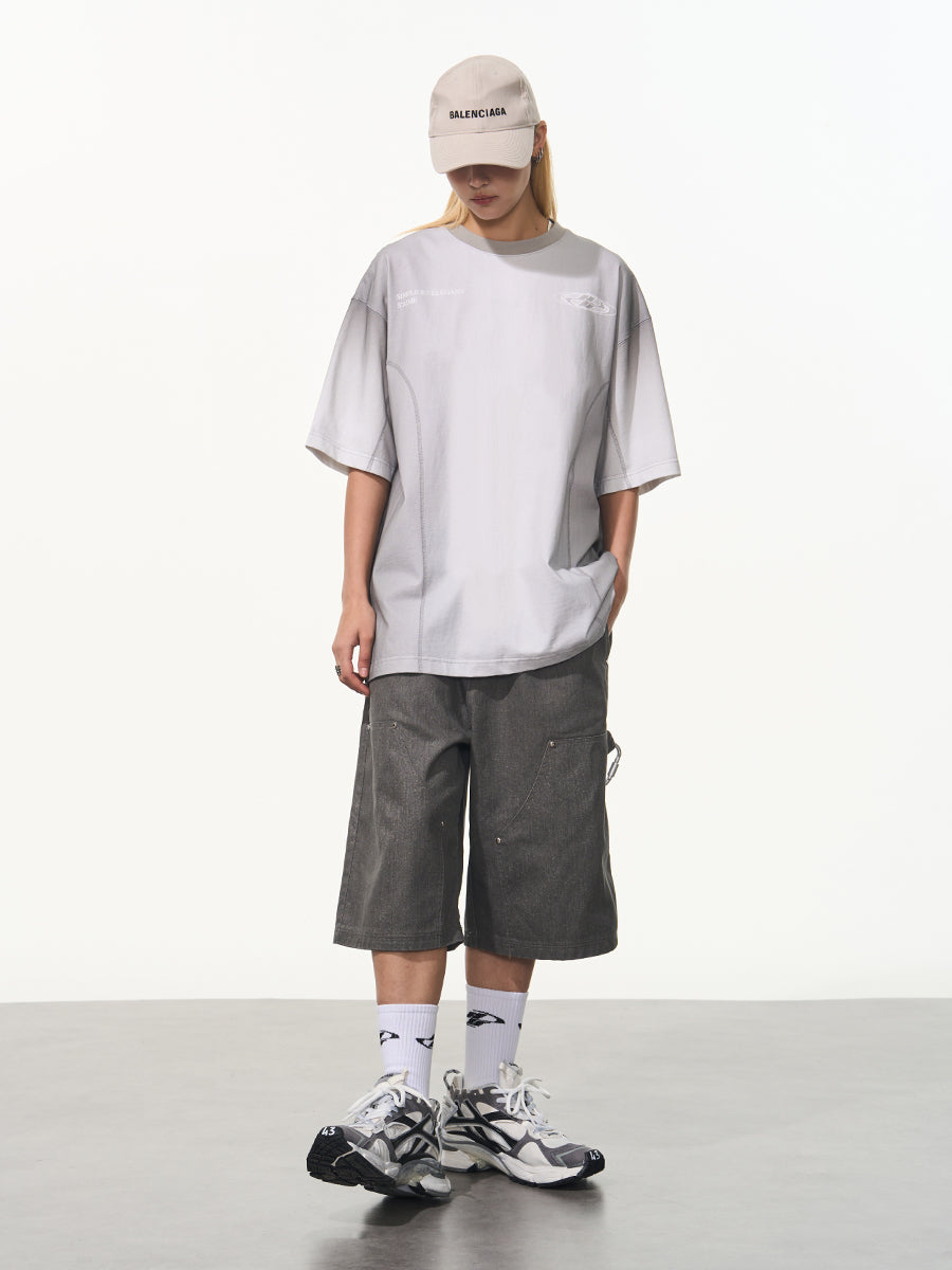 Silver Gradient Logo Tee