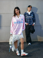 Vintage Plaid Badge Jersey