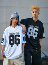 Load image into Gallery viewer, Retro Mesh Hockey Jersey Tee
