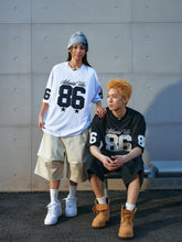 Load image into Gallery viewer, Retro Mesh Hockey Jersey Tee

