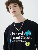 Broken Stars Foam Print Logo Tee