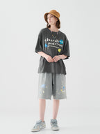 Broken Stars Foam Print Logo Tee