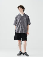Cashew Print Cuban Shirt