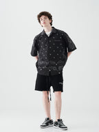 Cashew Print Cuban Shirt