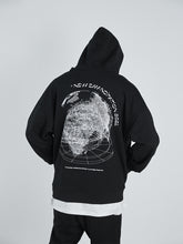 Load image into Gallery viewer, World Map Print Hoodie
