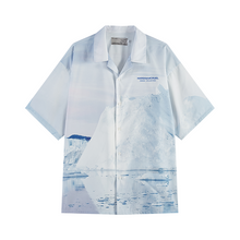 Load image into Gallery viewer, Antarctic Printed Cuban Shirt
