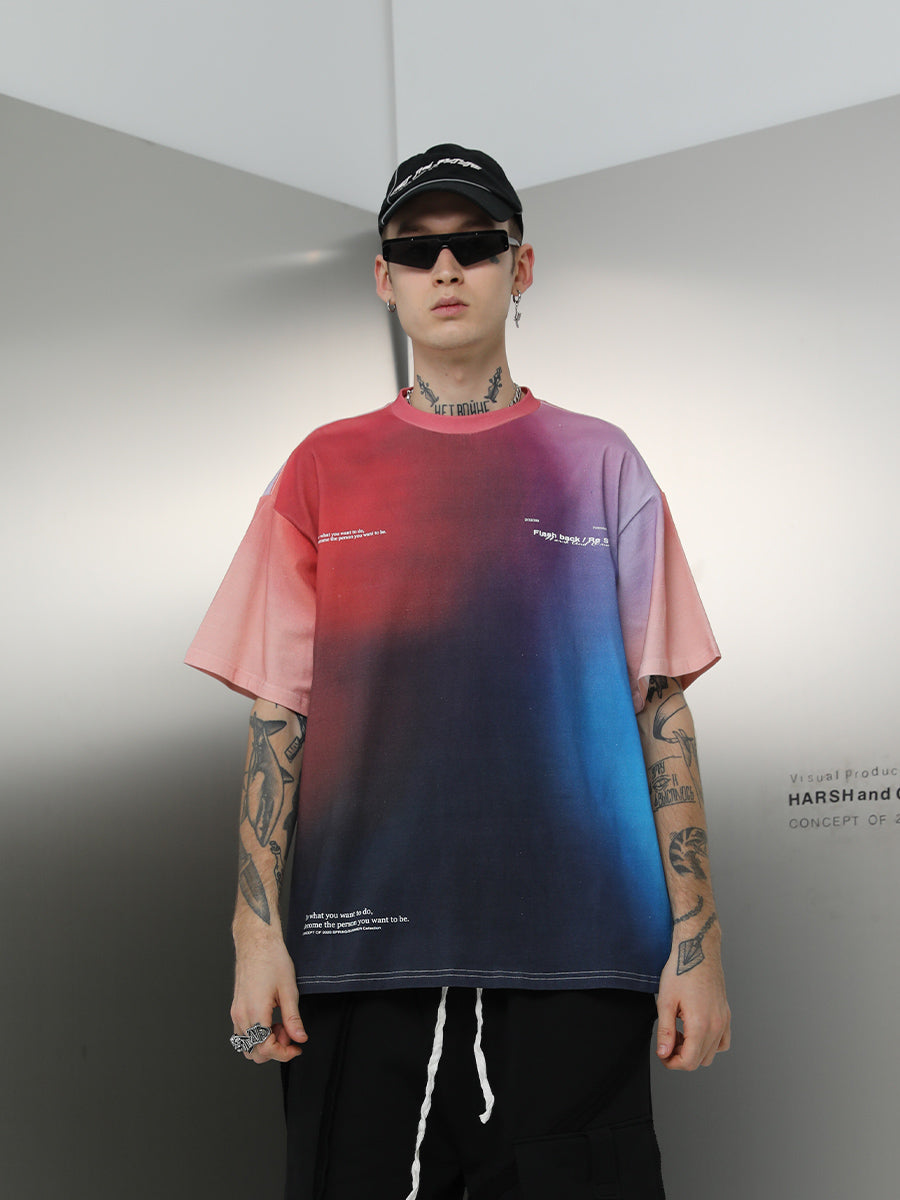 Gradient Colorful Tee