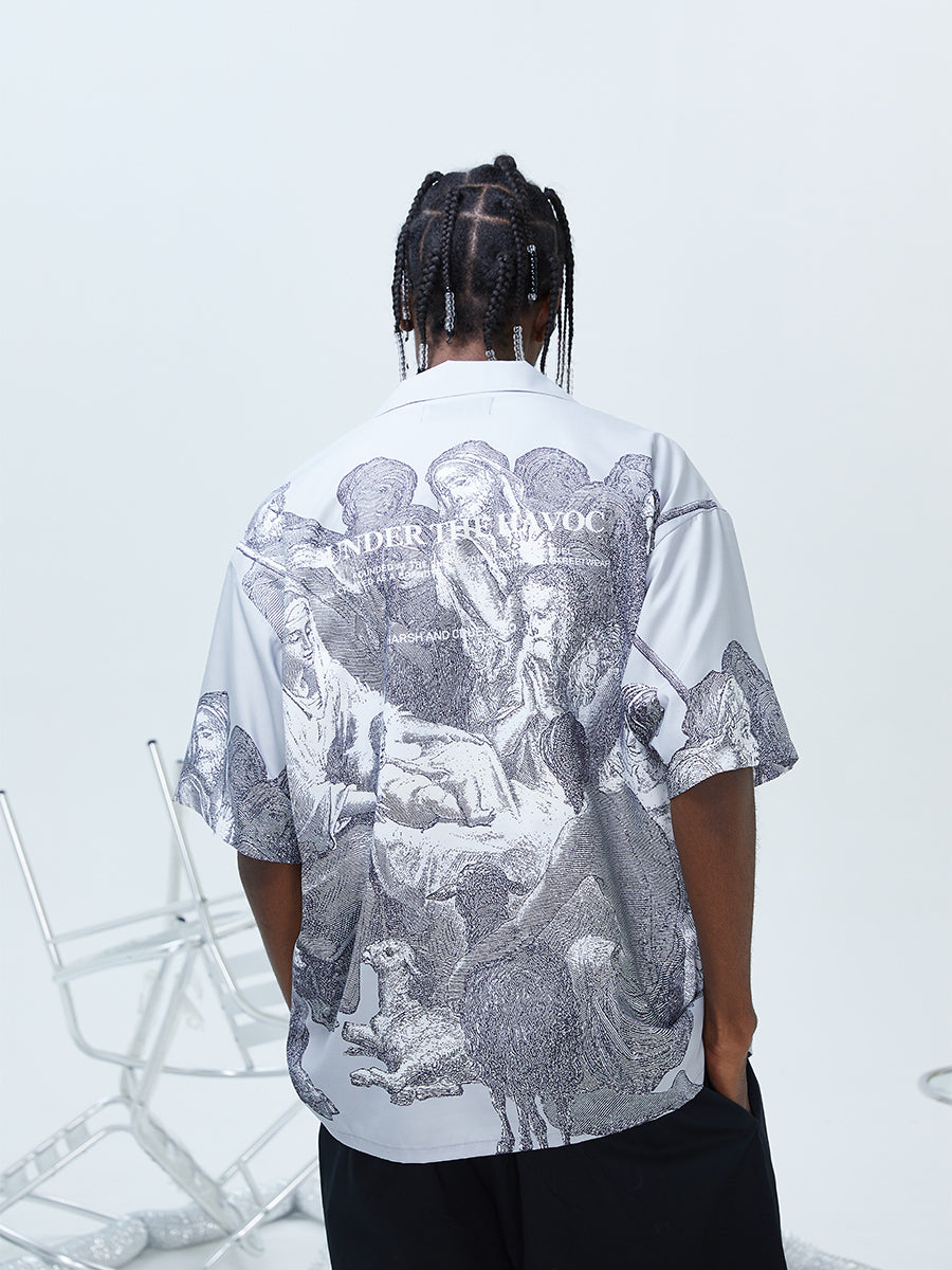 Christ Birth Cuban Shirt