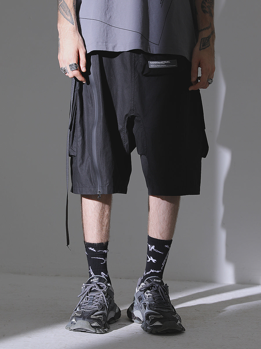 Zipper Logo Shorts